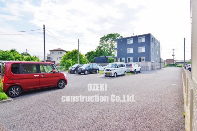 愛宕ビューハイツの駐車場