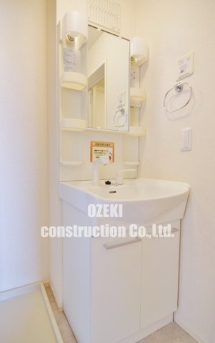 愛宕ビューハイツの独立洗面台