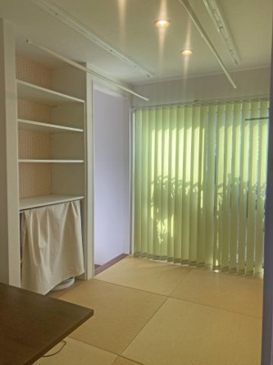 【和室】 | 鈴鹿市南玉垣町 | 室内物干し付きのタタミコーナー