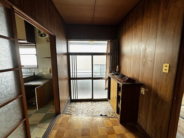 中古戸建の玄関