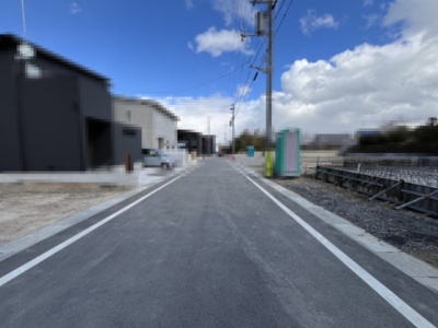 【前面道路含む現地写真】 | 大津市坂本6丁目5付近　分譲地 | 2025年02月　撮影