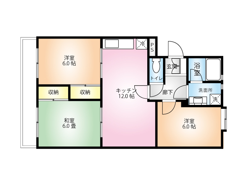 レジデンス指扇の間取り