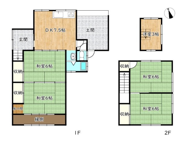 【間取り】 | 姫路市保城／中古戸建