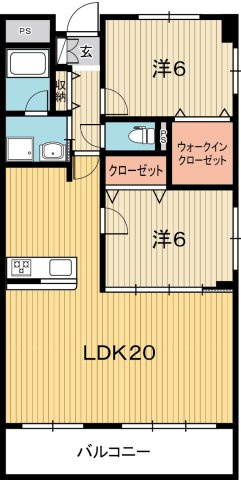 グランドール桜井の間取り