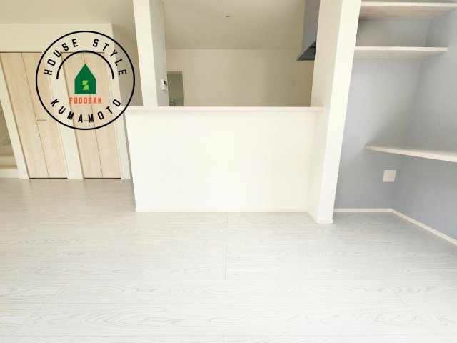 菊池郡大津町美咲野4丁目第1-1棟（1号棟）　の居間・リビング|多くの時間を過すことになるリビングだからこそ、いつも穏やかな空間・解放感が味わえ毎日が充実します。