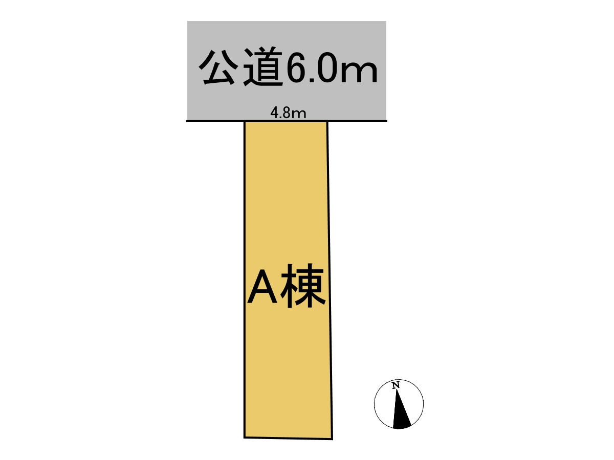 新築戸建　岐阜市加納前田　全1区画分譲の区画図|■区画図
■YAMADA電機の　ヤマダ不動産　株式会社リライフ　岐阜店
■いつでもお問合わせ下さい。