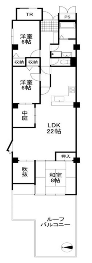 サンロード汐の宮の間取り
