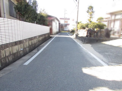 【前面道路含む現地写真】 | 南あわじ市松帆志知川・一戸建 | 令和７年１月撮影