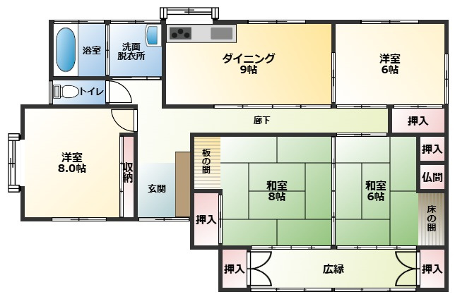 【間取り】 | 山鹿市城 | ☆間取図☆　※現況優先です！