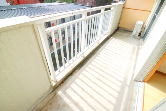 浜町マンションのバルコニー