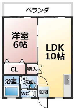 浜町マンションの間取り