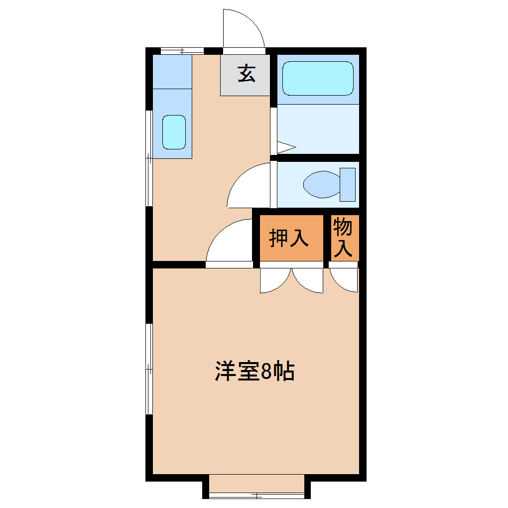 キスメット206の間取り