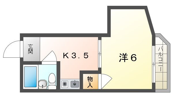 レジデンス門真の間取り