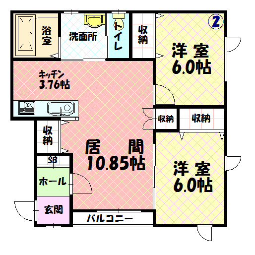 Ａ-ｙａの間取り