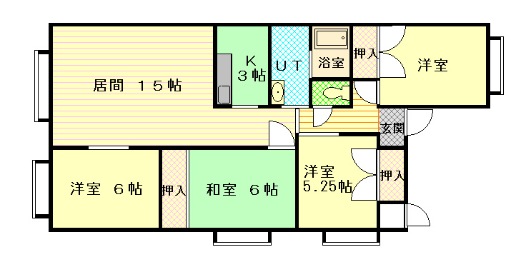コスモハイツの間取り