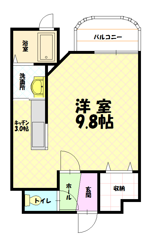 サントアリオ・デ旭川の間取り