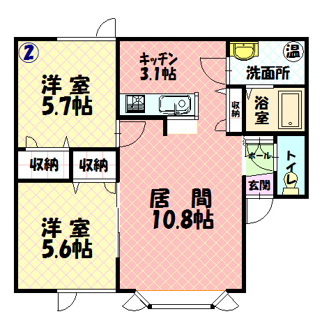 サンリッツの間取り