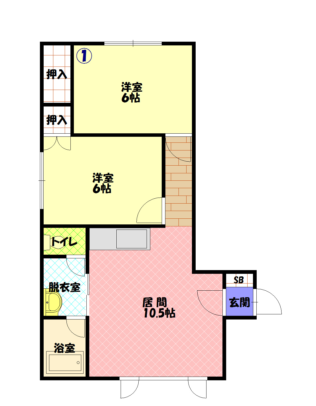 ラヴィーヌ東光の間取り