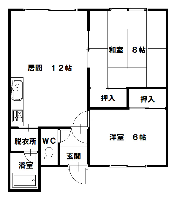 小島マンションの間取り