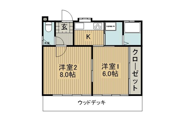 tanaka apartmentの間取り