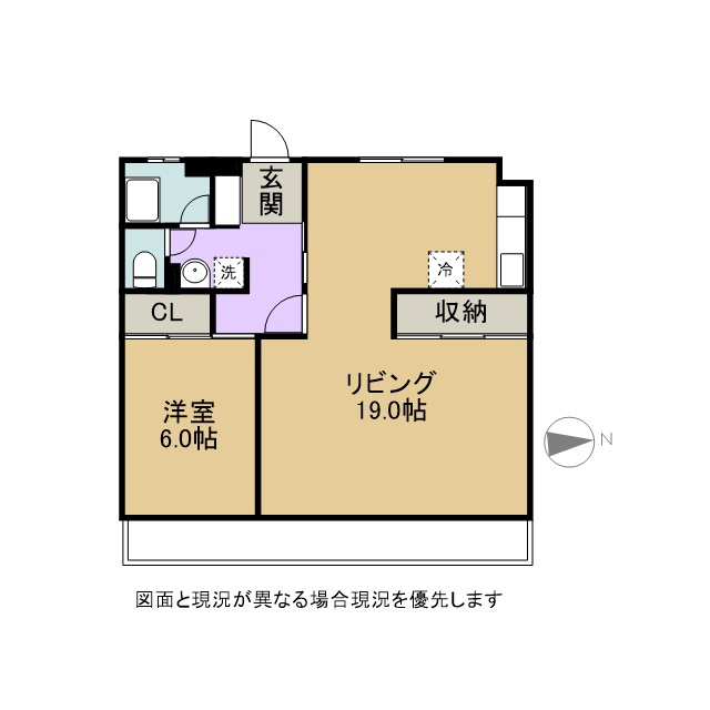コア石芝の間取り