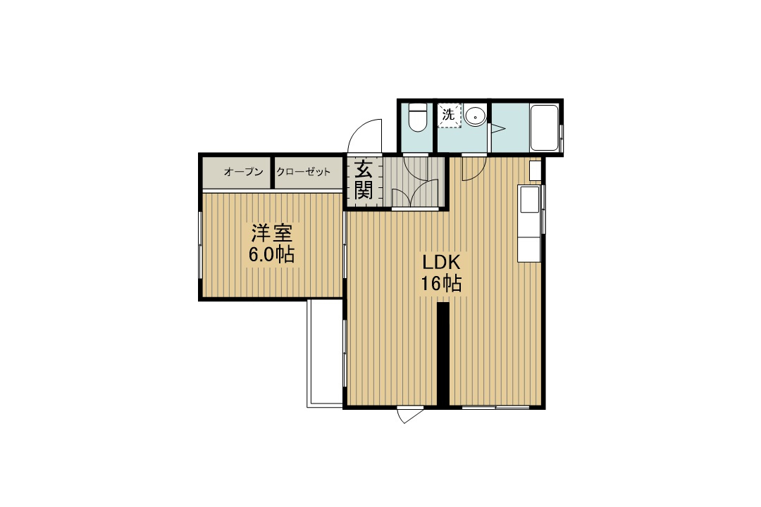 大久保コーポの間取り
