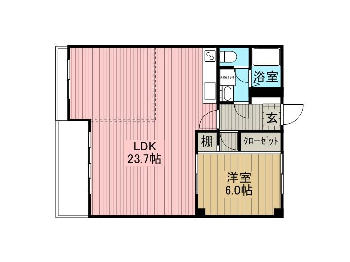 藤コーポの間取り