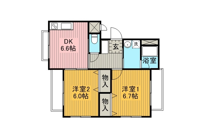 アネックス小萩の間取り