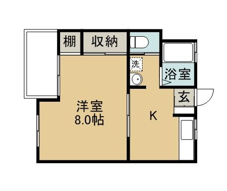 コーポオグチの間取り