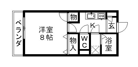 ビューヒメミヤの間取り