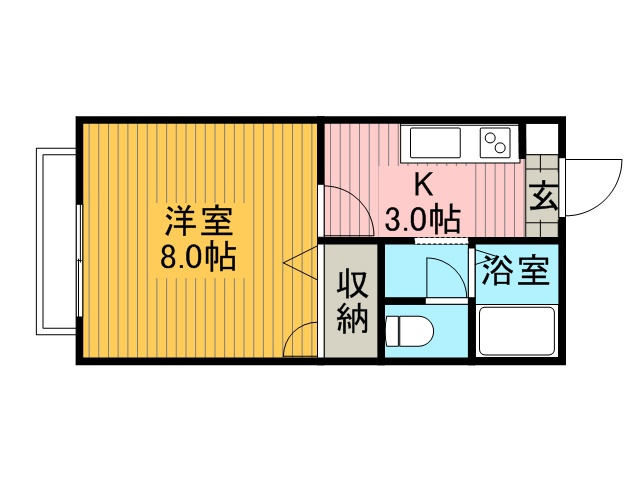 ディアス赤沼の間取り