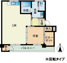 リオブライト城南の間取り
