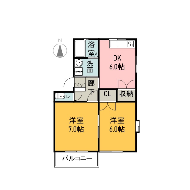 アバンダントⅠの間取り