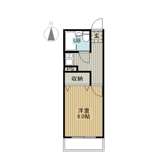 パークサイド渡辺N203の間取り