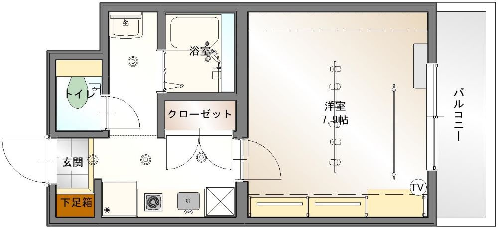 フロンティアUの間取り