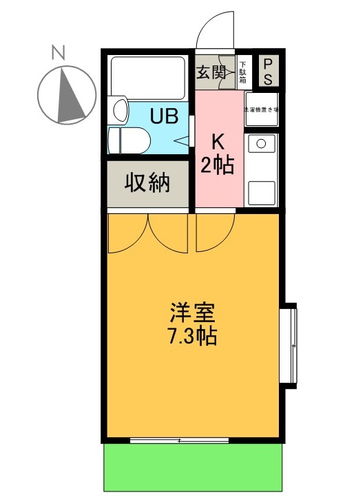 リンダーホフハイムEASTの間取り