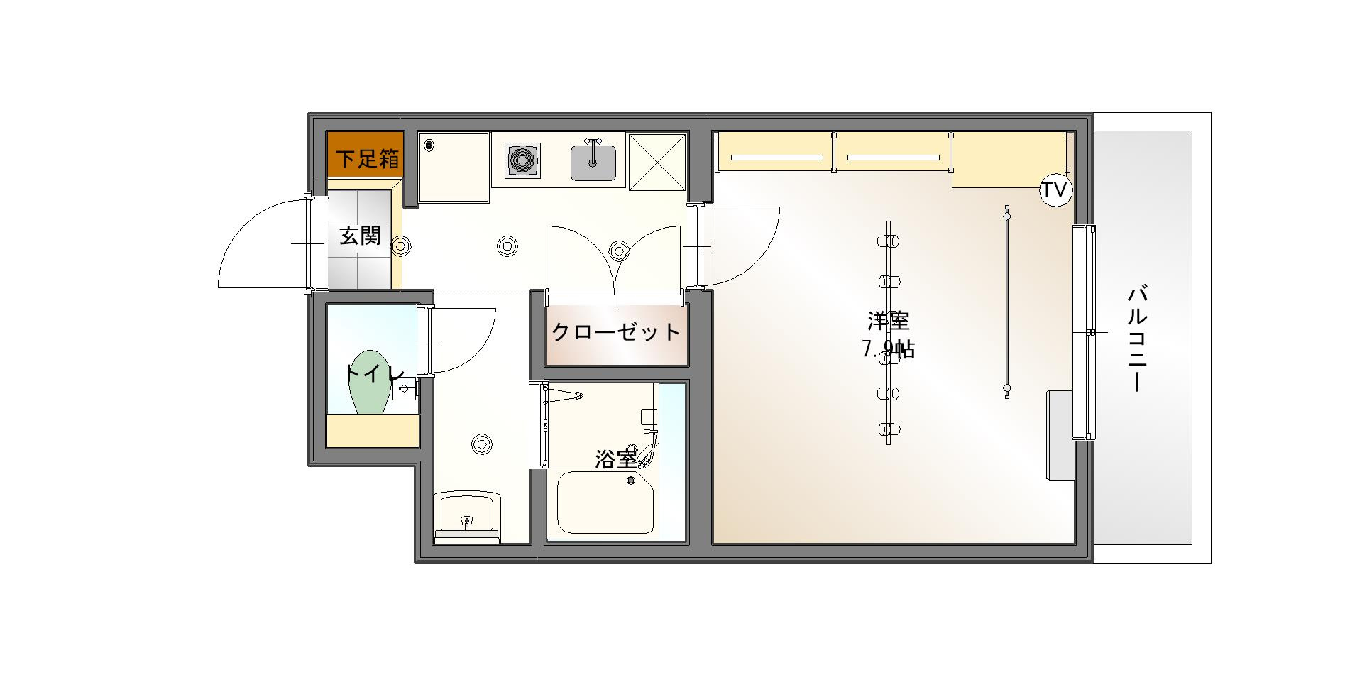 フロンティアUの間取り