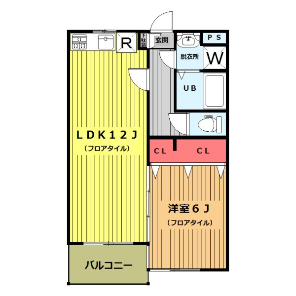 横浜市港北区大倉山４丁目の賃貸マンションの間取り