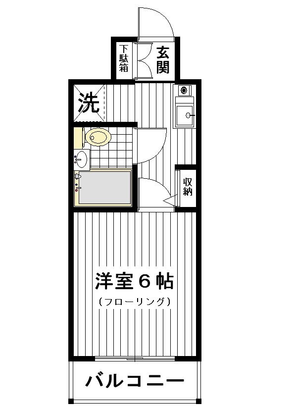 ベルライト鶴見の間取り