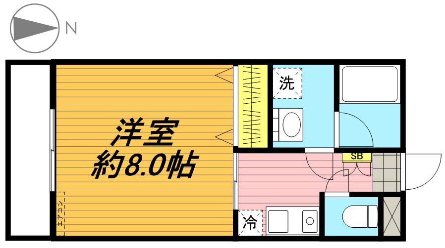 フルリールセゾンの間取り