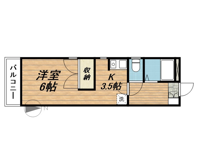 神田ハイツの間取り