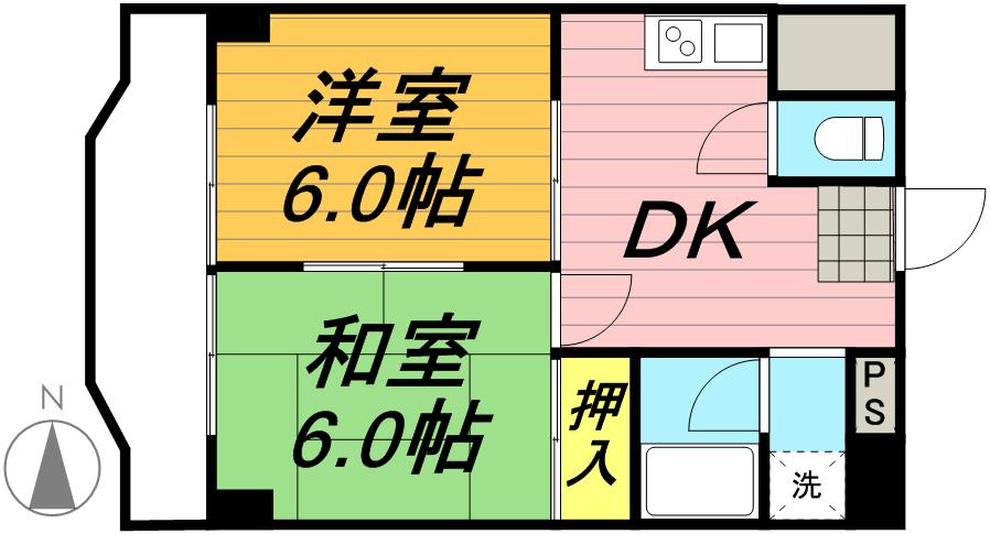 アルペンローゼ川口502の間取り