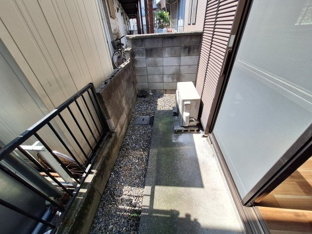 アメニティハイツのバルコニー