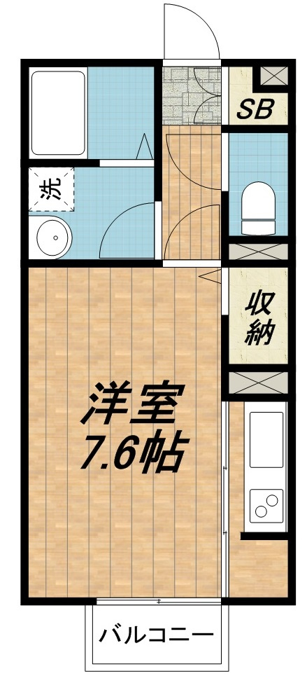 インペリアルコート208の間取り