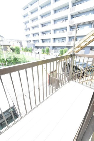 グリーンハイツAのバルコニー