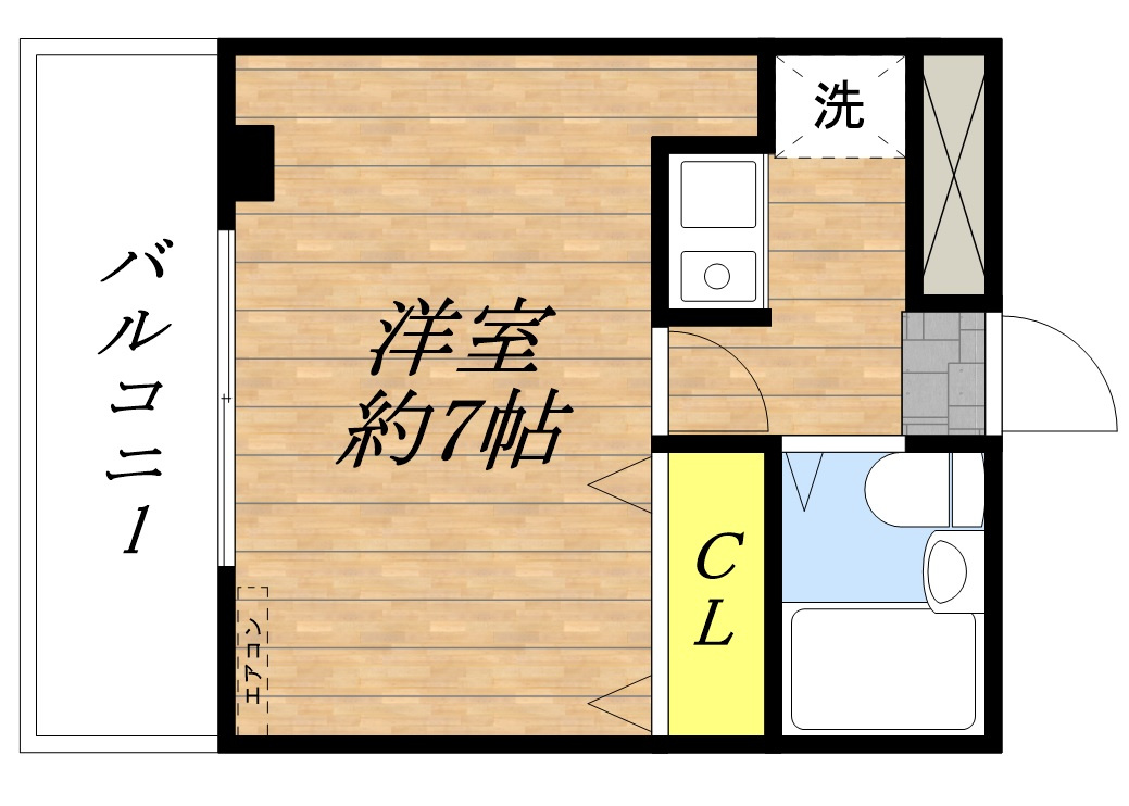 セピアコート305の間取り