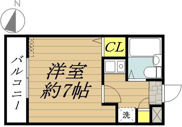 セピアコート105の間取り