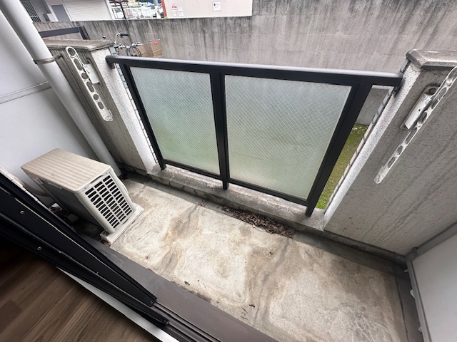 シャトーレ山内のバルコニー