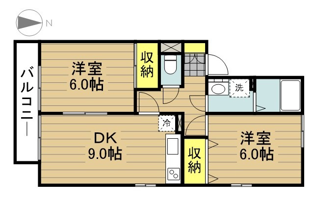 パークハイムの間取り