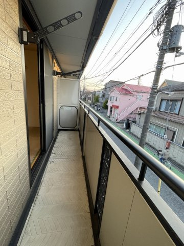 エルカーサ壱番館のバルコニー